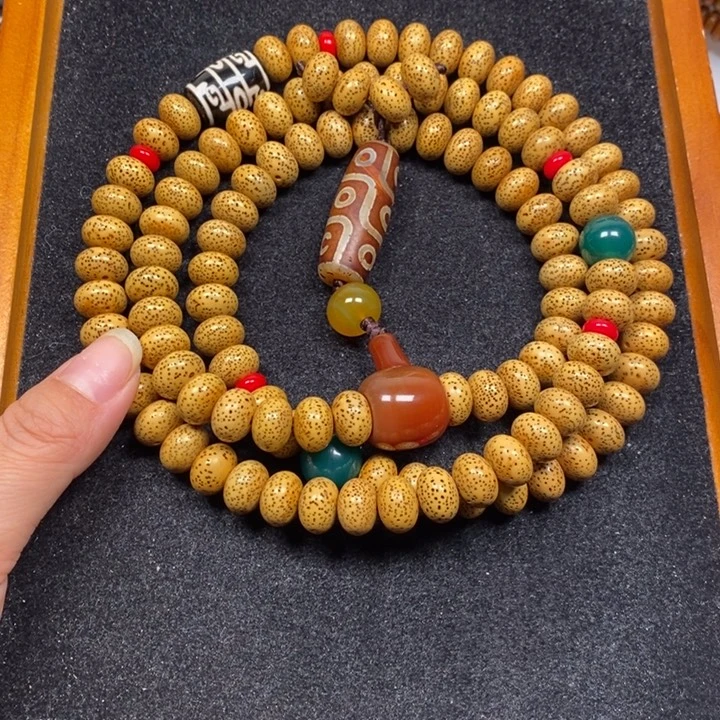 星月菩提吊坠黄金籽12.5