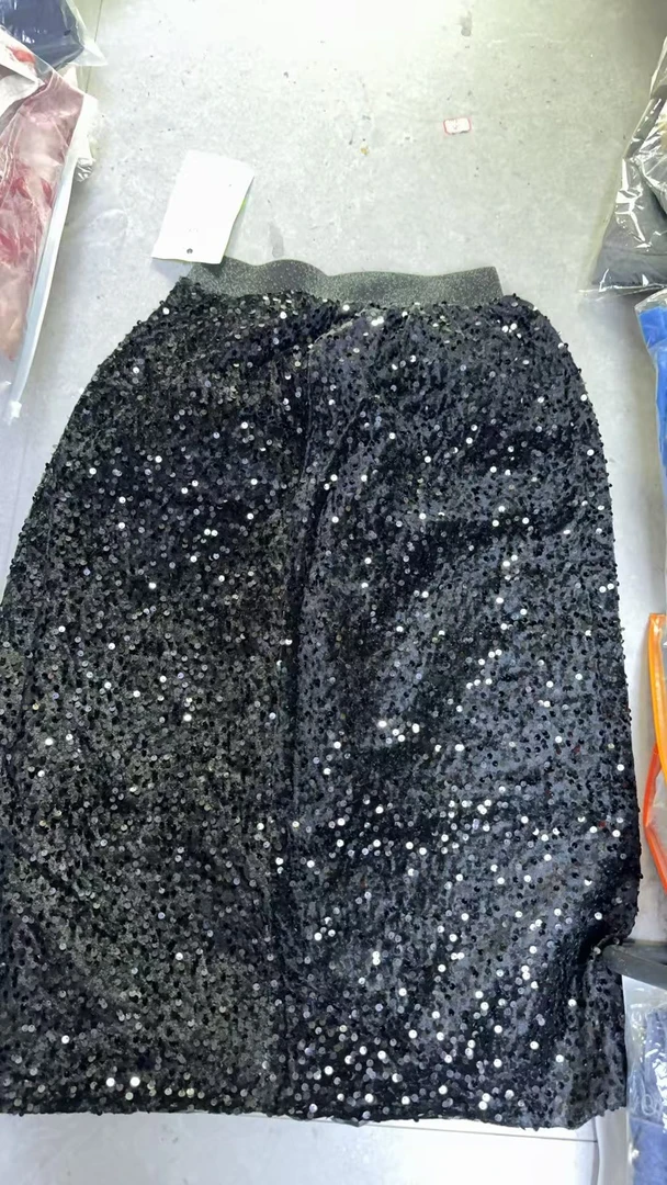 【七七妈】亮片半身裙