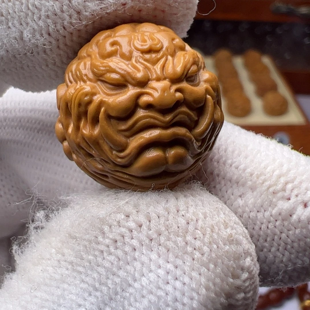 猴头核桃吊坠精工双尖牙恶僧17.18