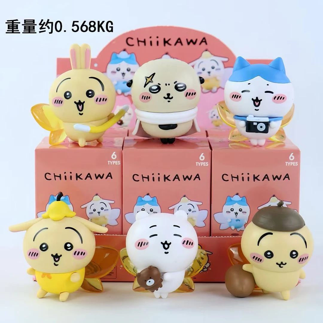 Chiikawa吉伊咔哇系列快乐伙伴可爱手办模型公仔桌面摆件礼物PVC