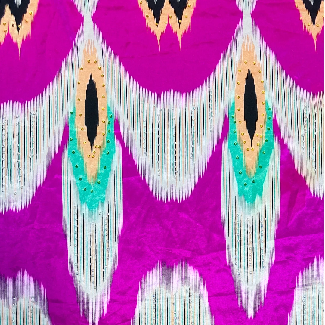 古丽彩带福时尚布料