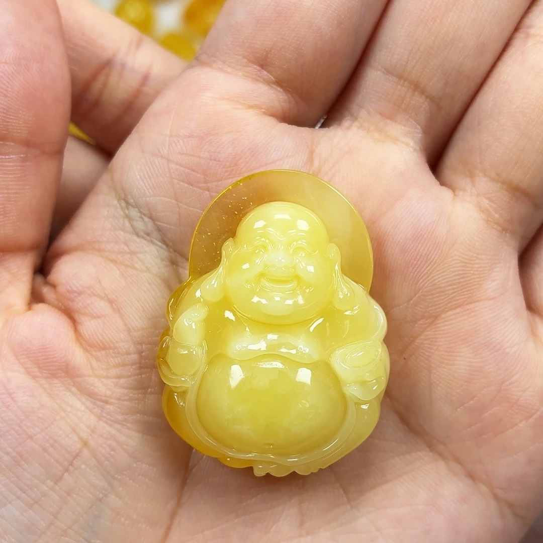 未镶嵌颈饰蜜蜡俄料佛公