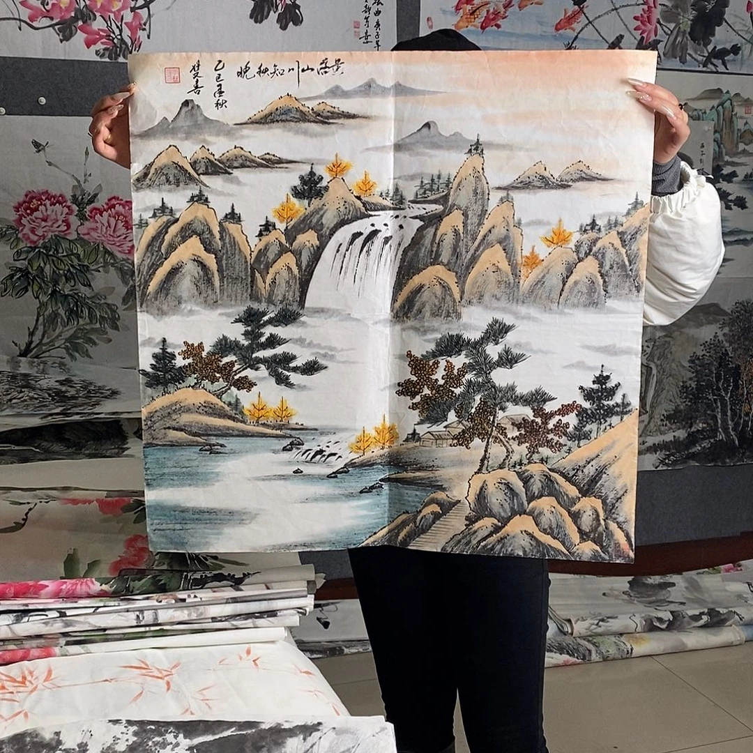 国画手写手绘国画作品7