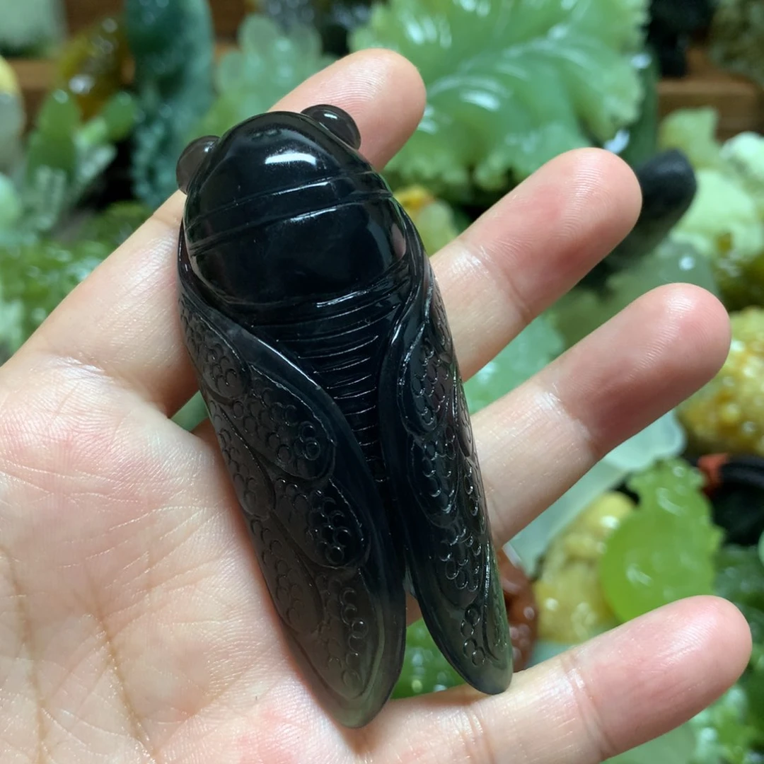 岫玉未镶嵌手把手把