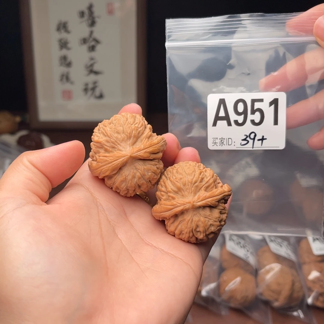 吊坠文玩核桃莲花