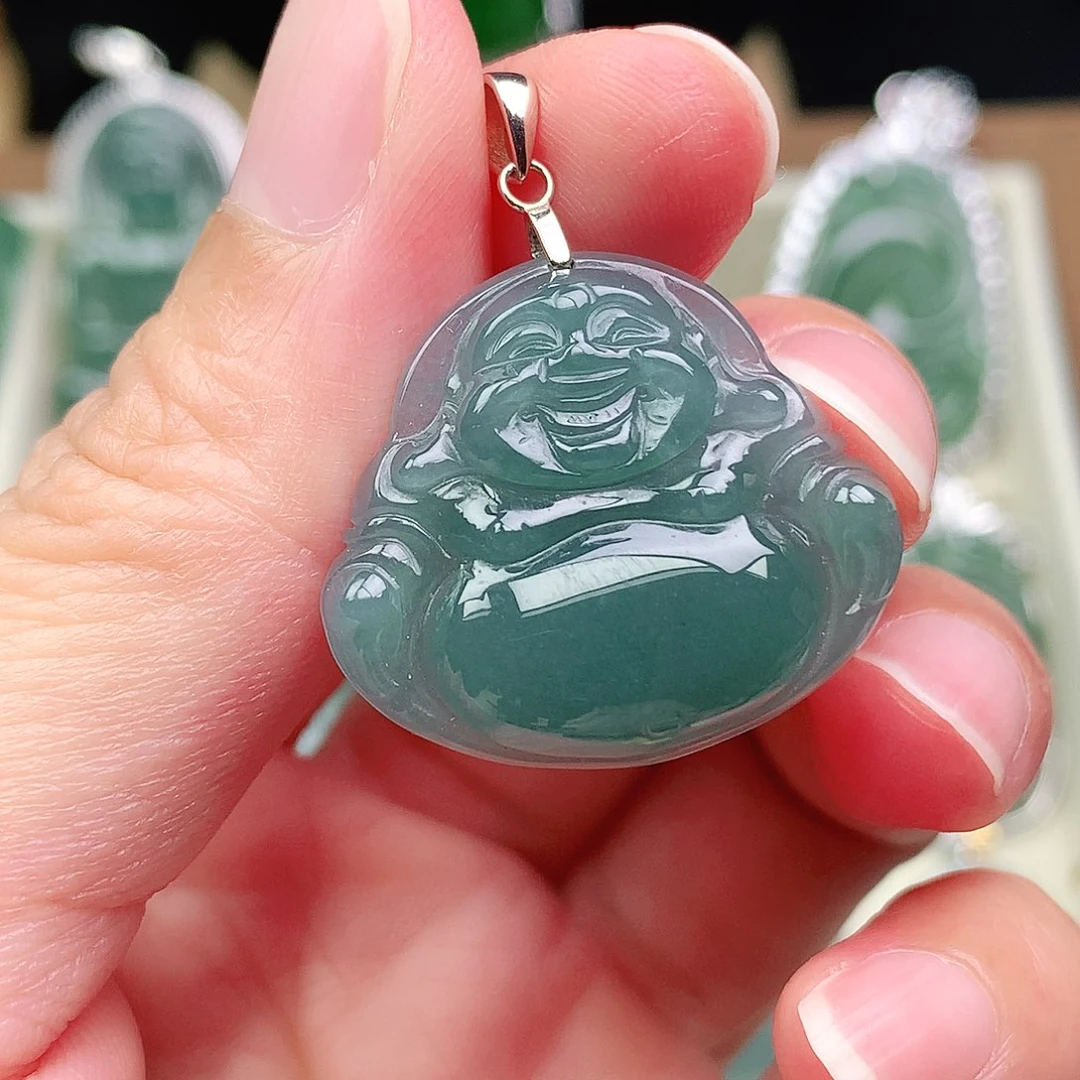 翡翠未镶嵌颈饰吊坠