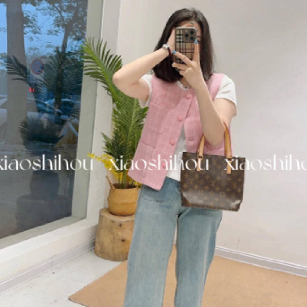 小时候女装店高级气质小香风马甲25139