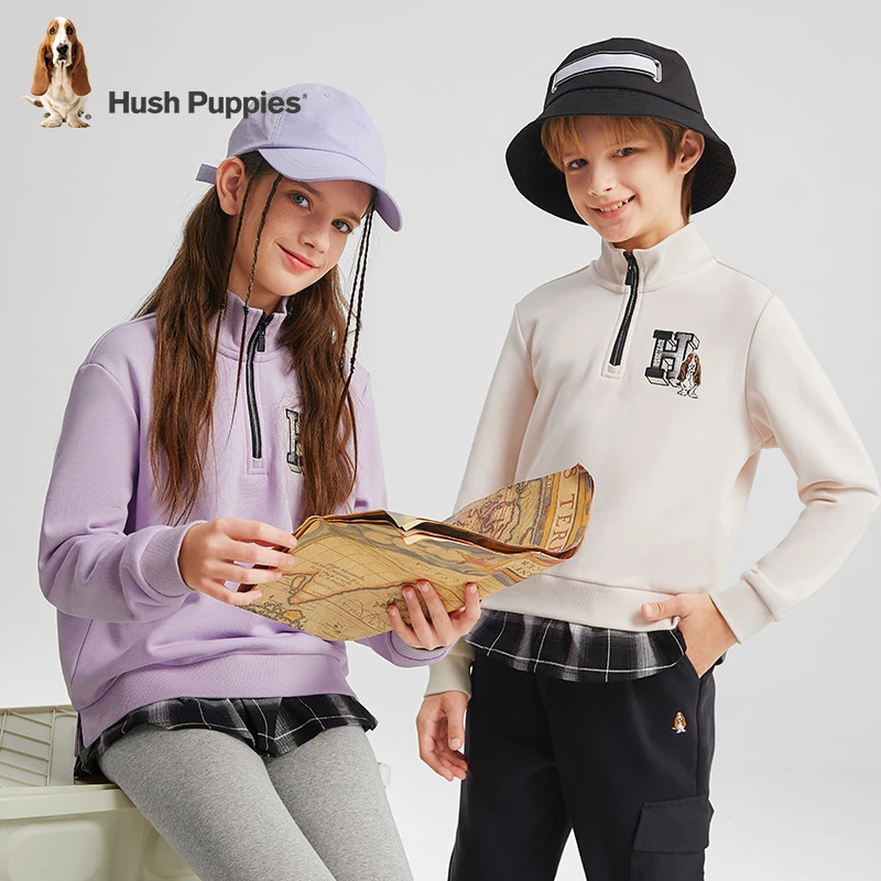 高领上衣休闲假两件暇步士童装卫衣秋新款