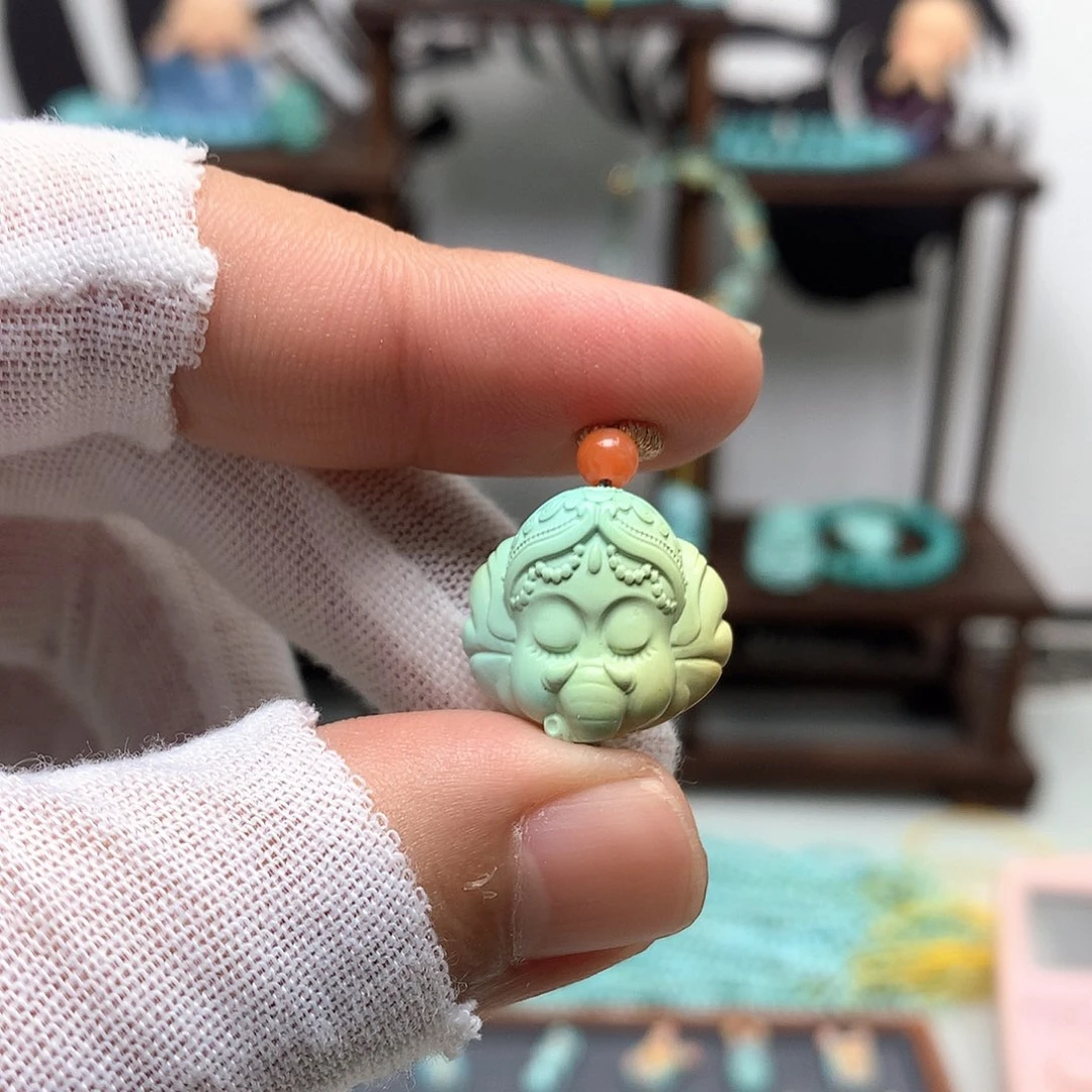 未镶嵌绿松石挂件