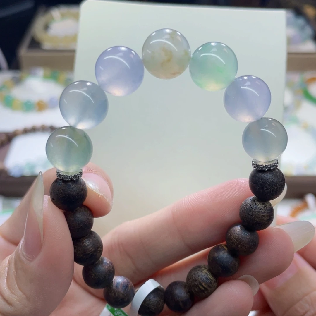 未镶嵌手链翡翠花仙子半圈卡10