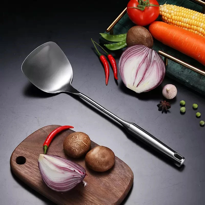 18/10恐龙鱼不锈钢锅铲炒菜煎铲