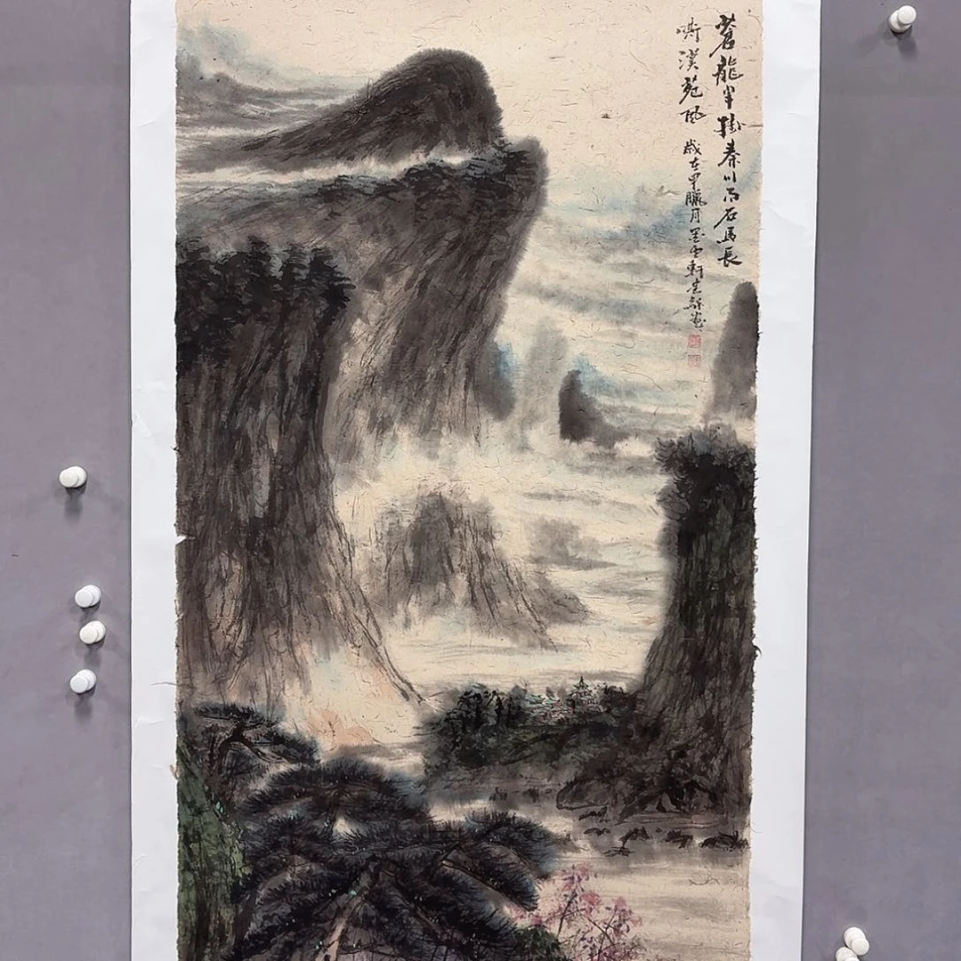 国画亲笔手绘放心去藏