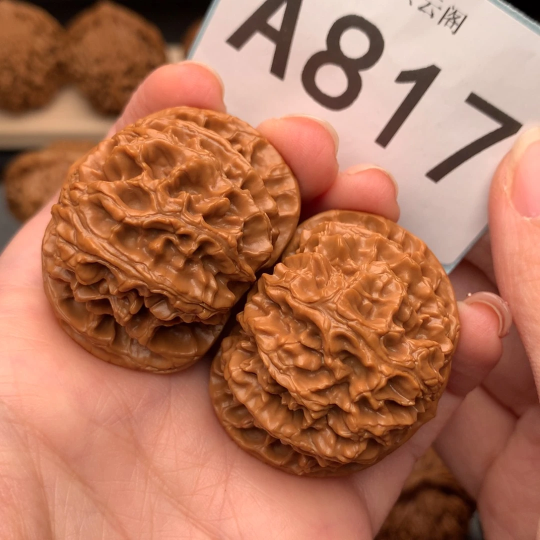 文玩核桃把件@*42苹果园