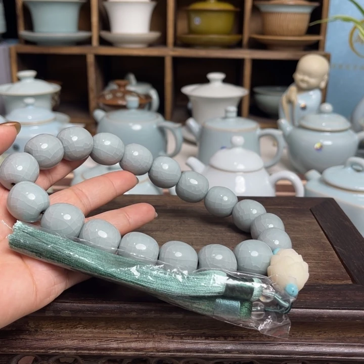 咿***呦汝州原矿原釉大珠车挂