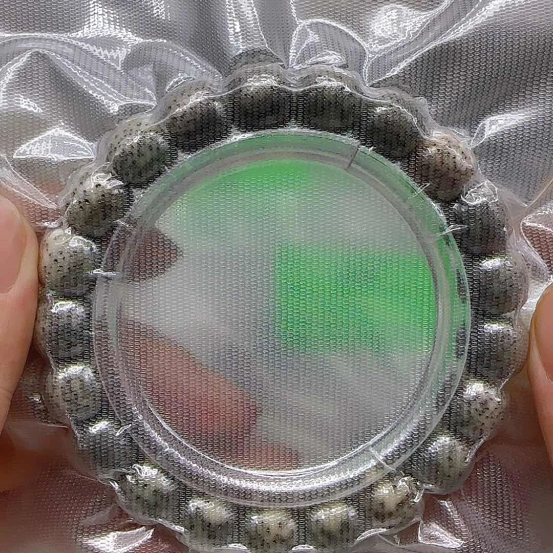 星月菩提手串209传说绿包白星月菩提1.1桶单圈