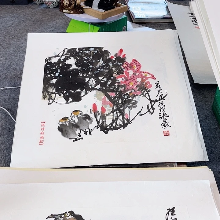 国画张圣敏先生纯手绘作品