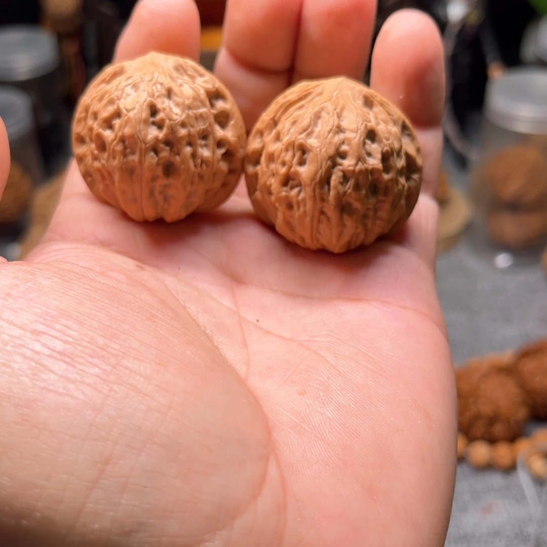 文玩核桃把件原装铁锤