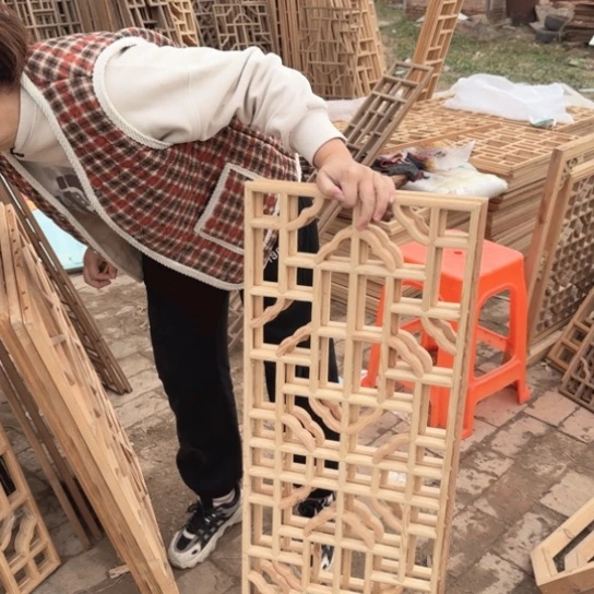 基***人香榧木松木一对包邮