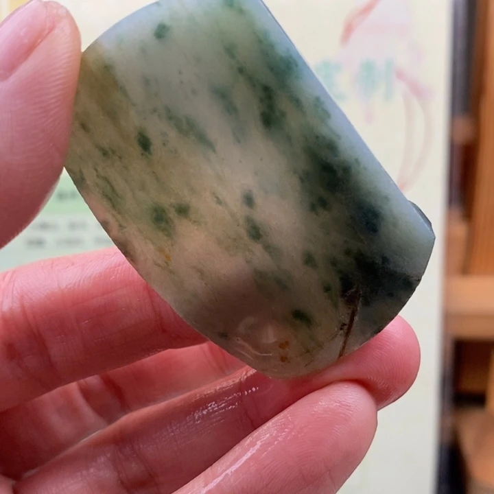 翡翠未镶嵌颈饰缅甸翡翠A货边角