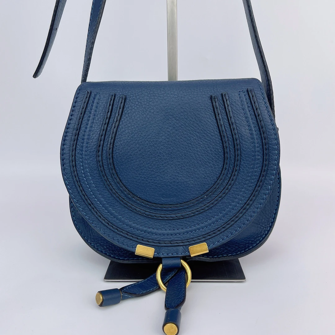 95新 Chloe/蔻依 克洛伊牛皮单肩包底长19 k688