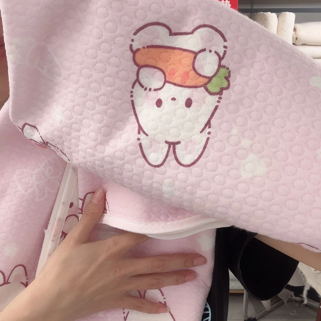 棉粉色小兔1.8✖️2