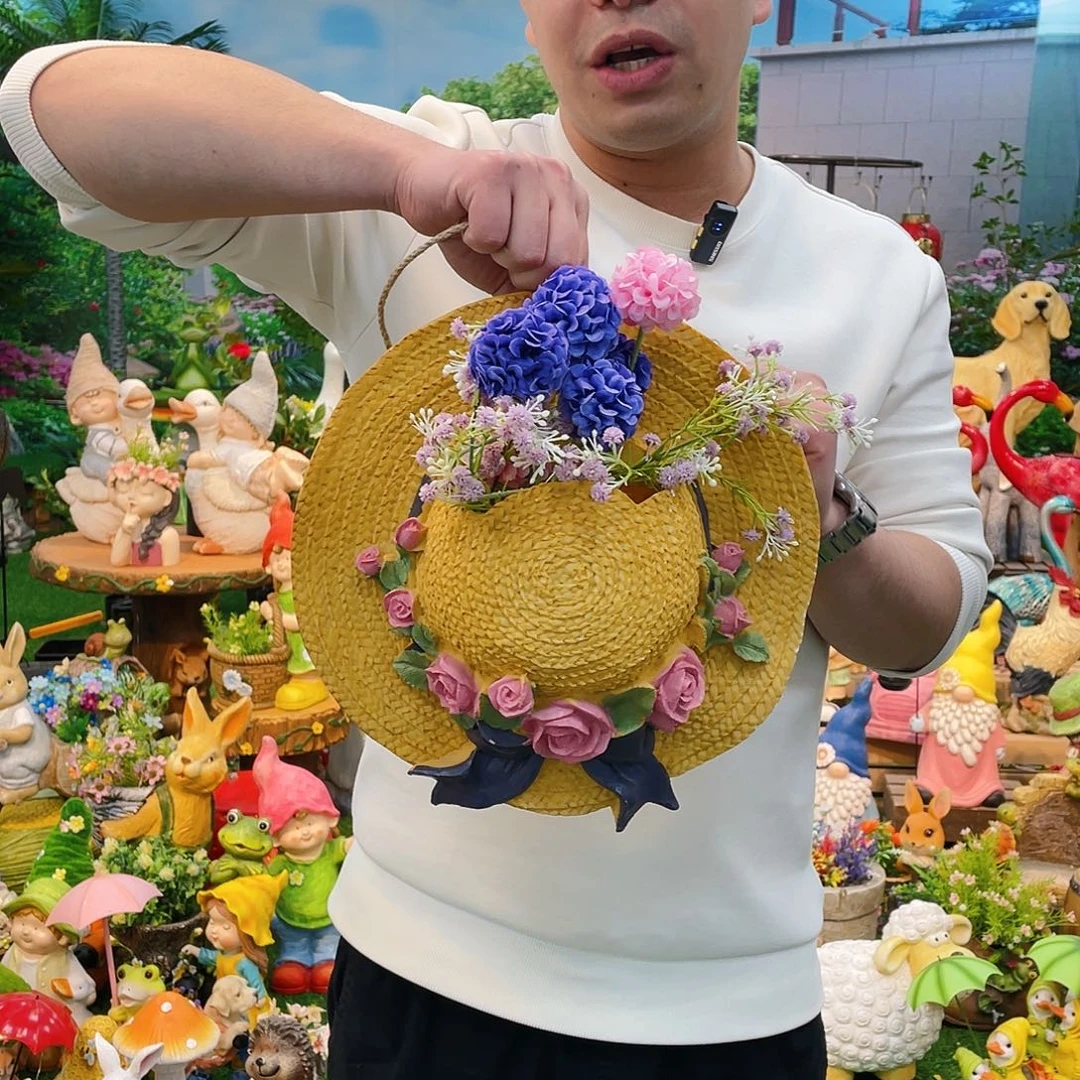 红陶花园庭院摆件