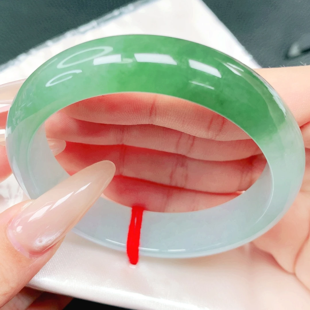 翡翠未镶嵌手镯55