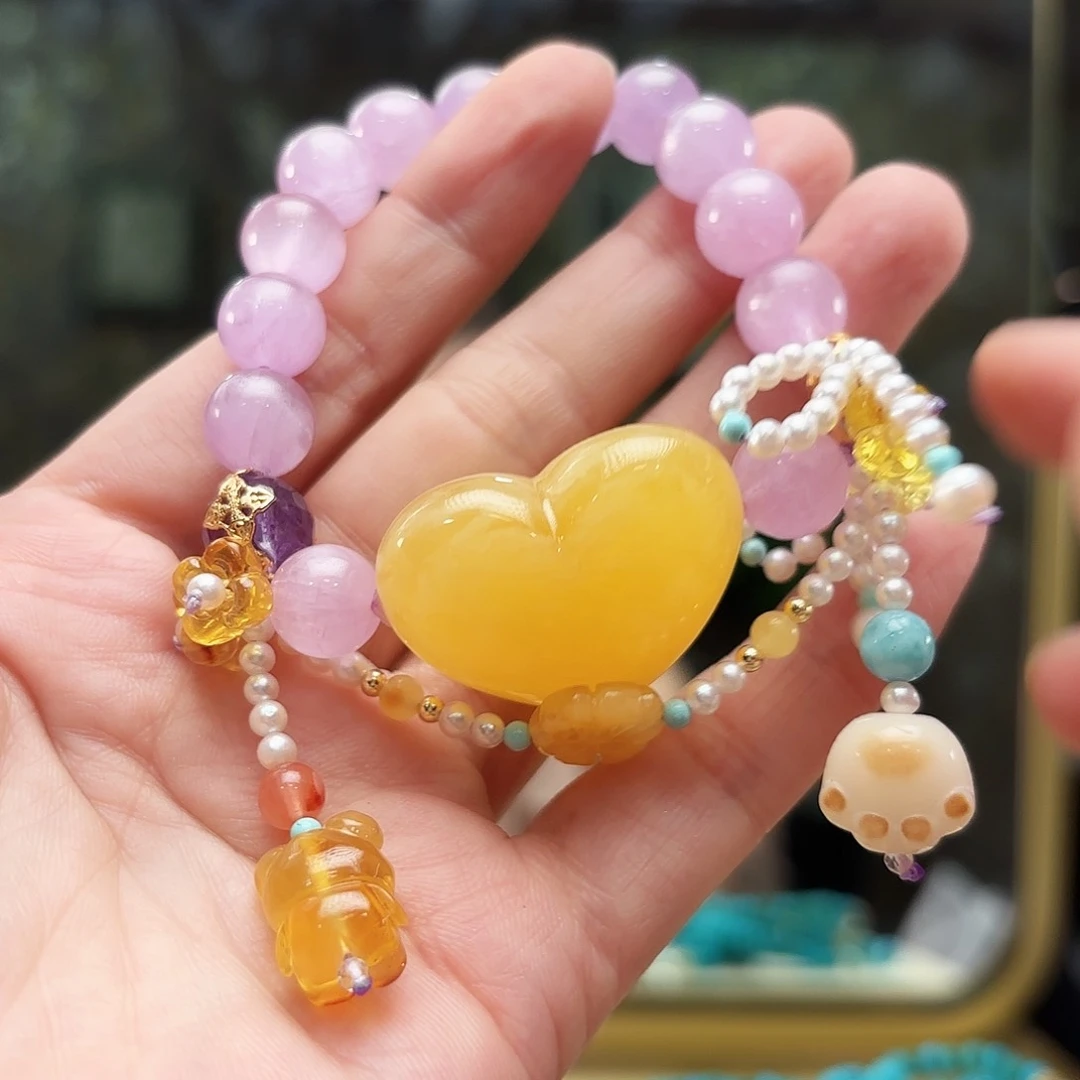 琥珀未镶嵌戒指琥珀