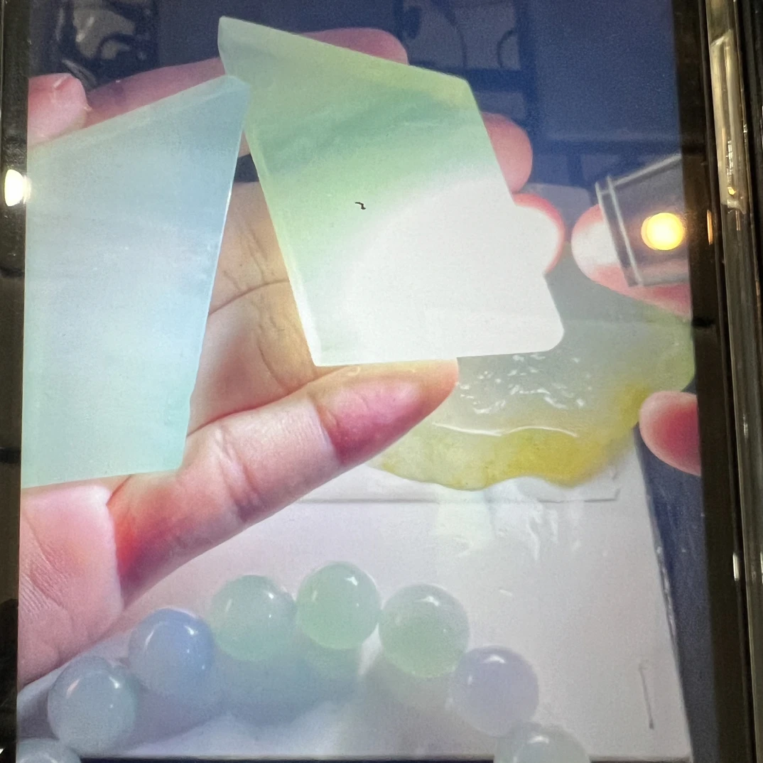 天然翡翠A货片料定制加工