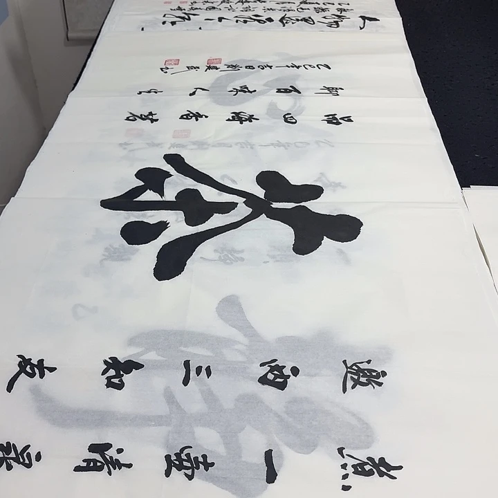 书法老师精品行书平尺