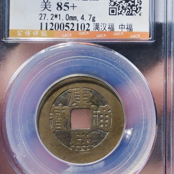 铜DX评级币一个，2102