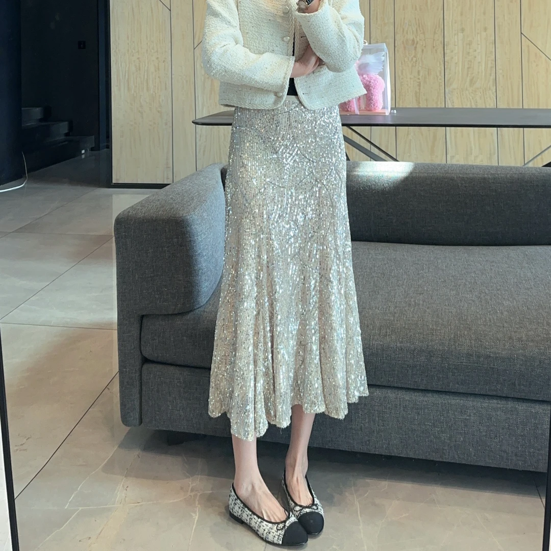 【大静静】“华丽璀璨”亮片鱼尾裙108