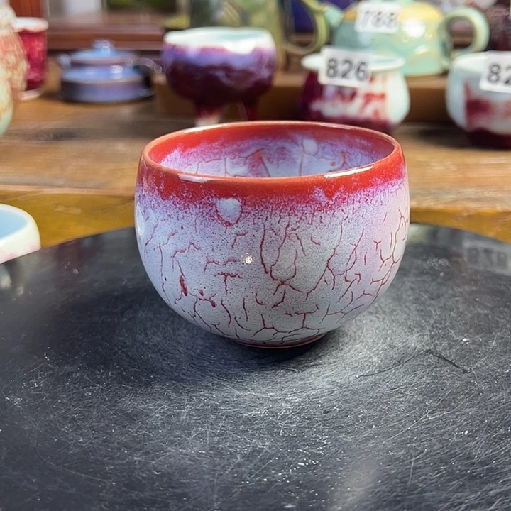 壶原矿钧瓷 杯杯杯