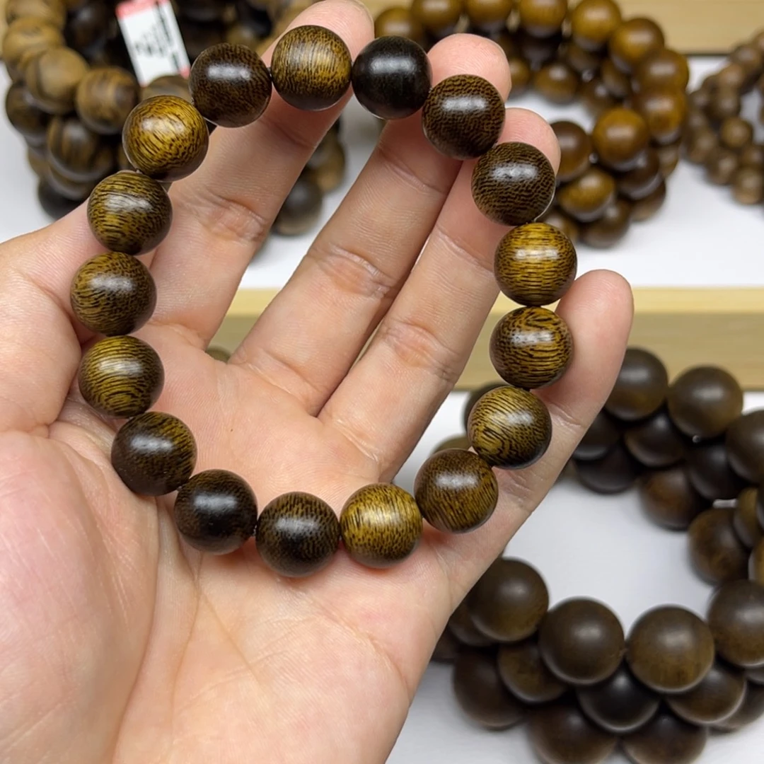三***房手串沉香越南芽庄白棋楠1.2