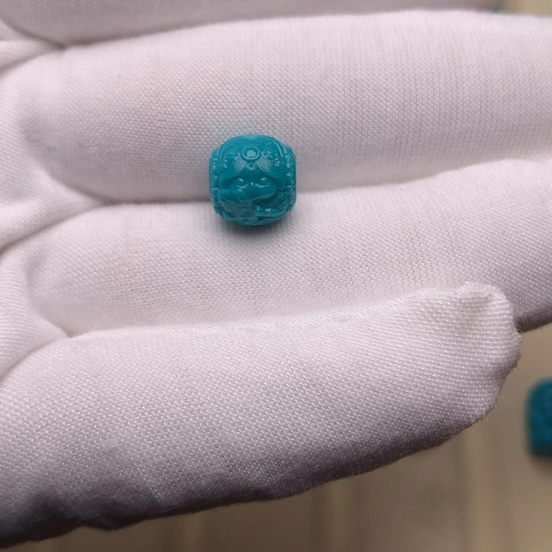 绿松石未镶嵌绿松石扎基9.8