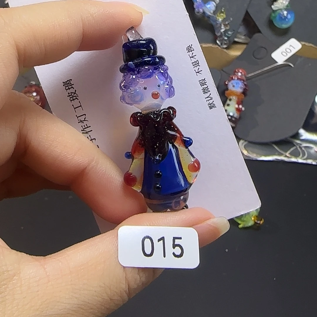 颈饰玻璃空心吊坠非遗灯工