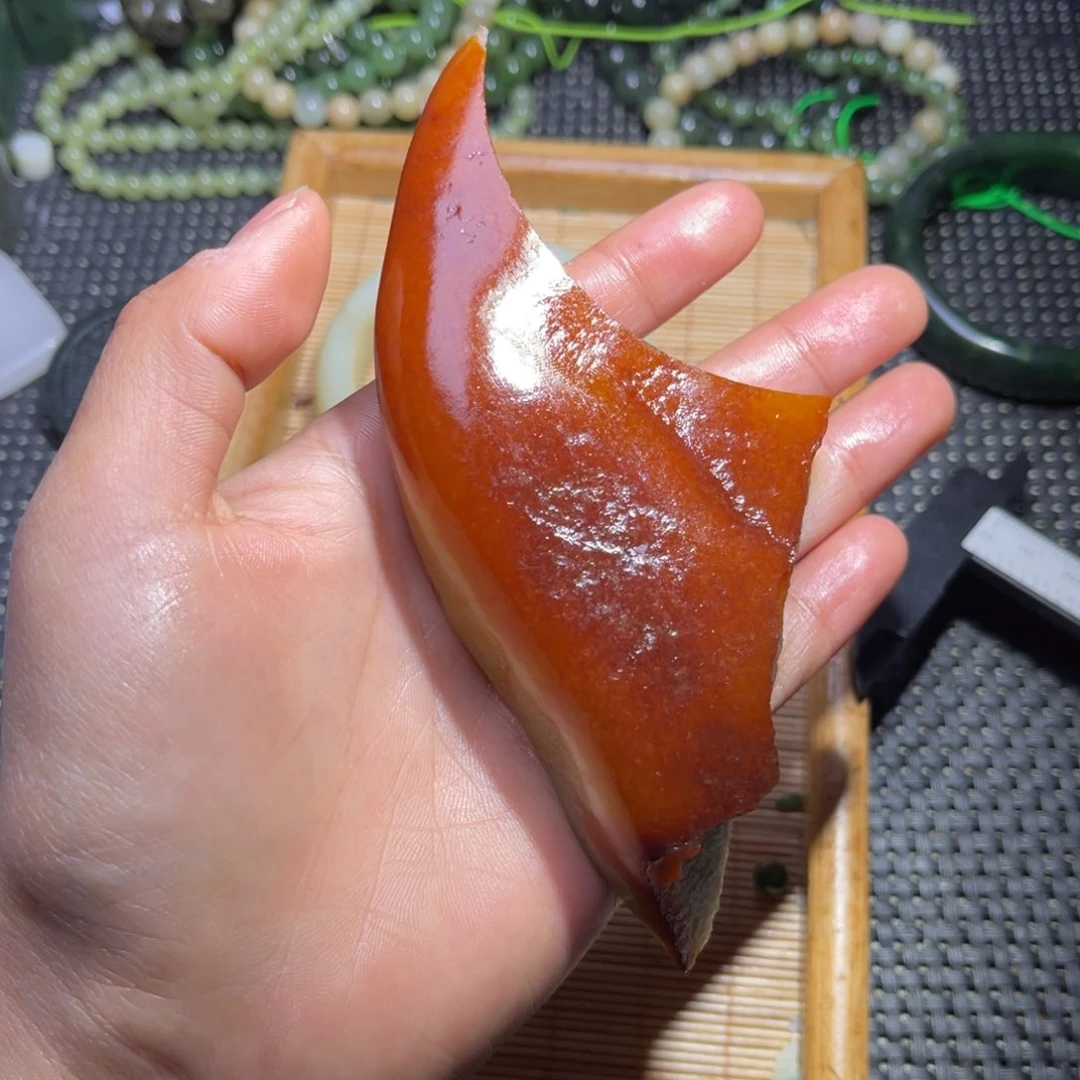 未镶嵌手镯和田玉战*红