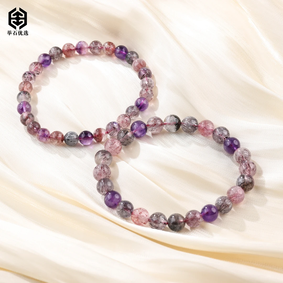 【举石优选】H05-H9-98水晶手串(一件/多样性发/约6mm)H