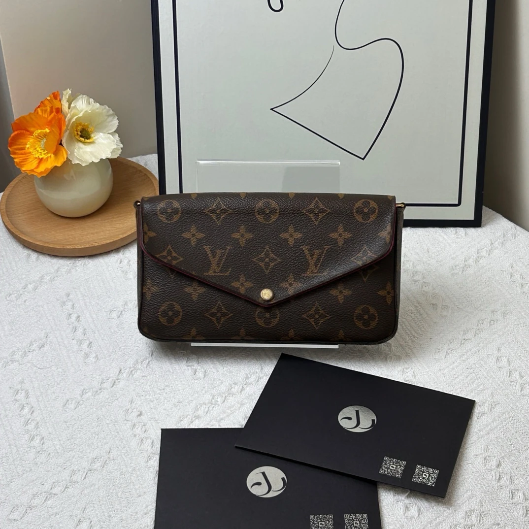 95新 LouisVuitton/路易威登 三合一老花 芯片款/JW7632