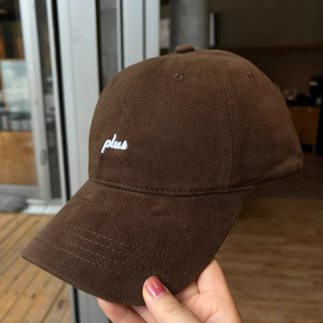 韩版复古百搭棒球帽男女款秋季弯檐显脸小运动休闲刺绣字母鸭舌帽