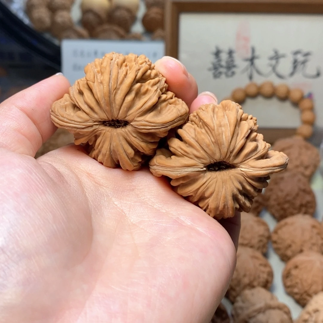 把件文玩核桃47四座楼