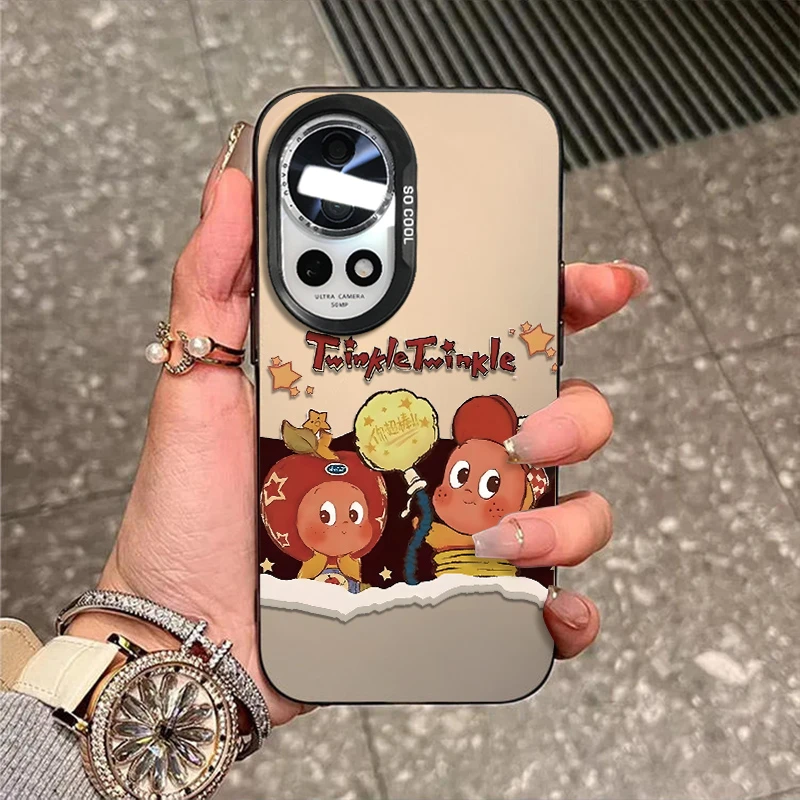 泡泡玛特适用于华为nova14手机壳13新款外壳12磨砂彩银防摔保护套