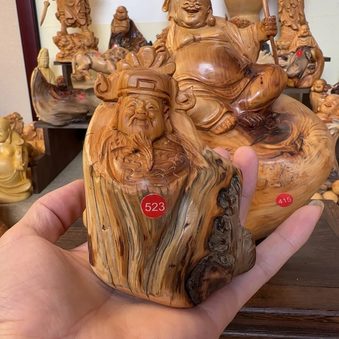 崖柏小木匠艺雕一物一拍