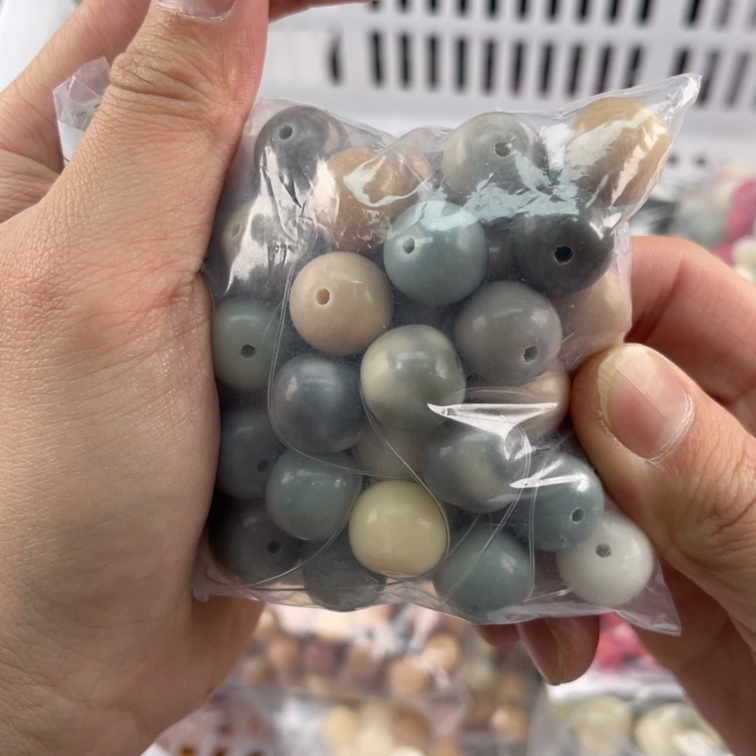 白玉菩提吊坠灰*z12mm 锅底福利不售后