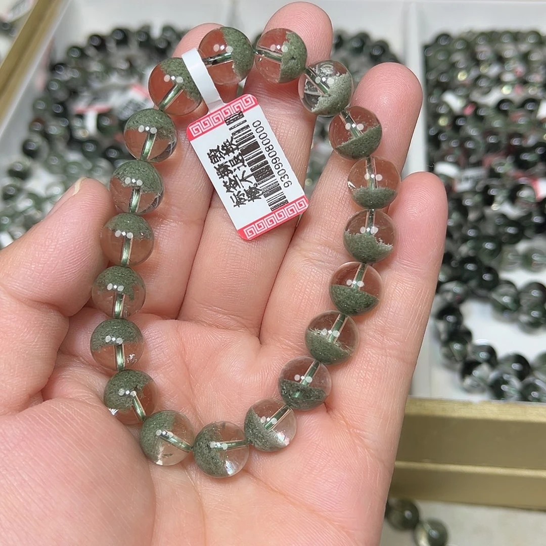 未镶嵌手串水晶绿幽灵手串