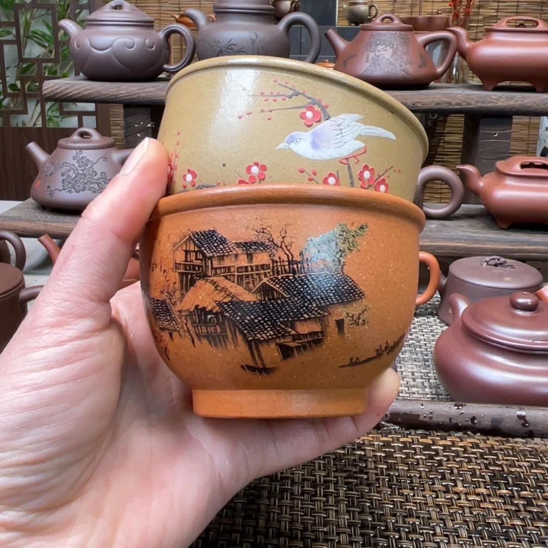 紫砂茶壶X*秀宜兴原矿紫砂手工制