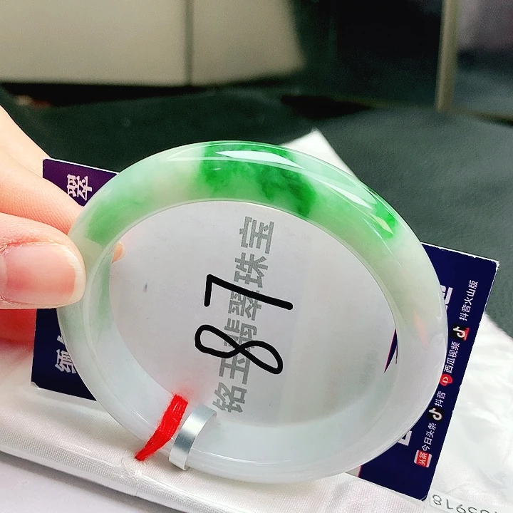 翡翠未镶嵌手镯缅甸天然a货翡翠手镯