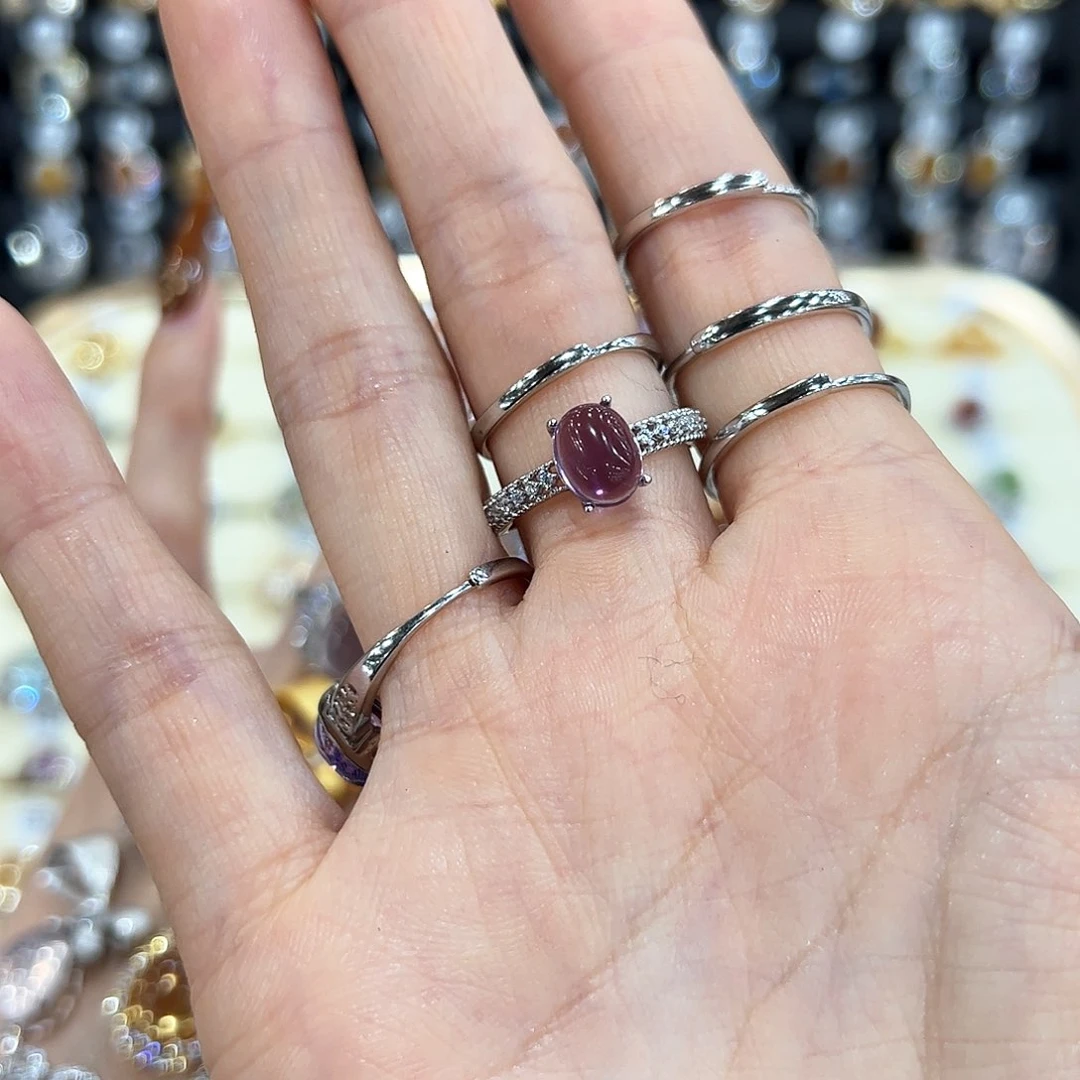 水晶金色拖不保色介意慎拍银色托不掉色银S925镶河****制