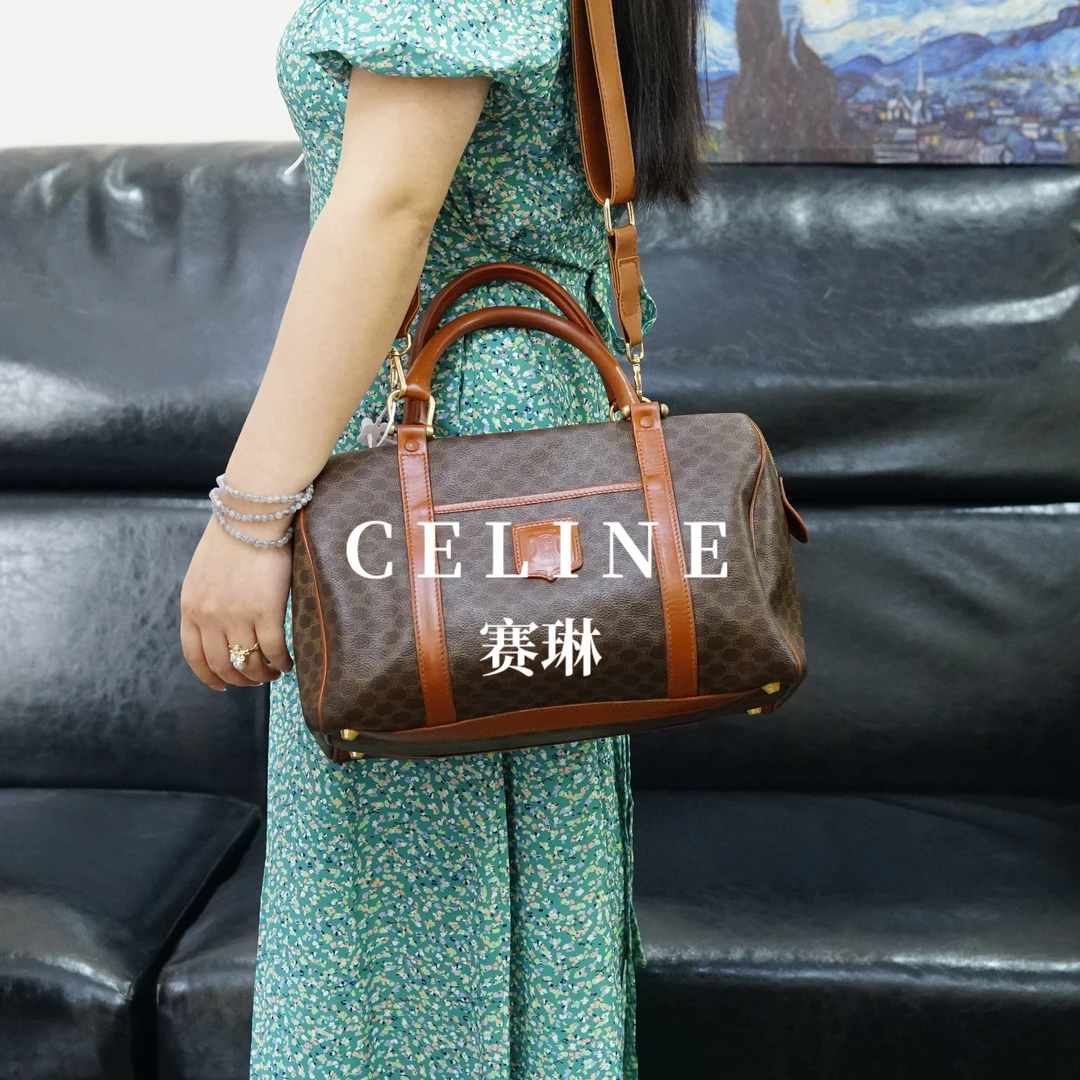 95新 Celine/思琳 老花斜挎包/WJ04513042/3042