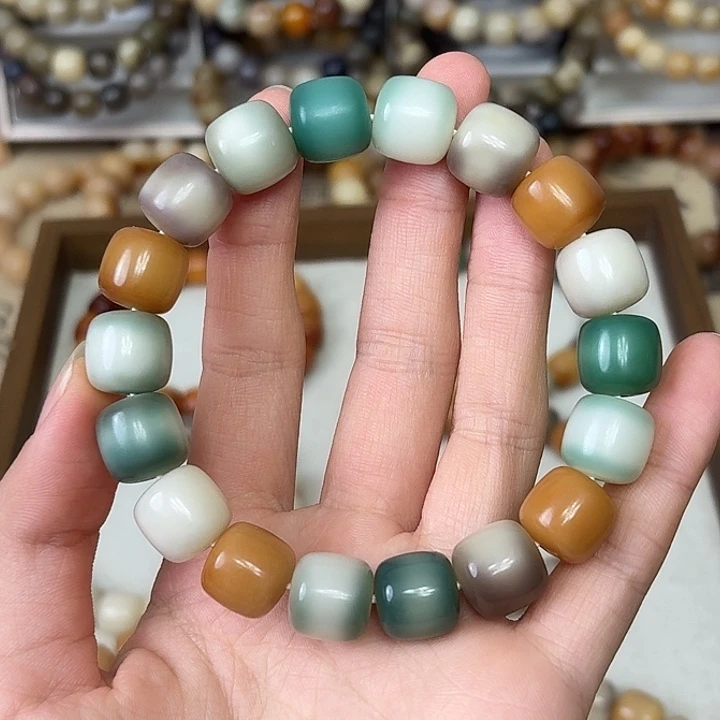 菩提根/象牙果手串卡13手工干磨正桶k2